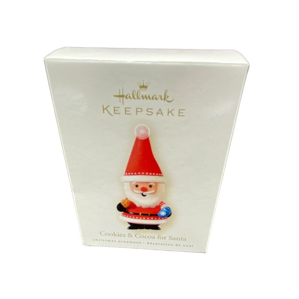 Hallmark Keepsake 2008 Cookies & Cocoa for Santa Claus NIB